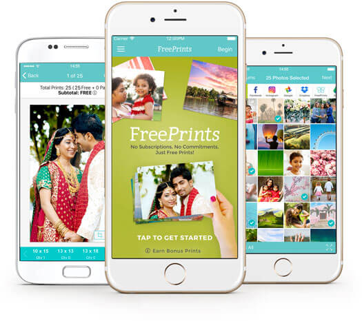 FreePrints for iPhone and Android