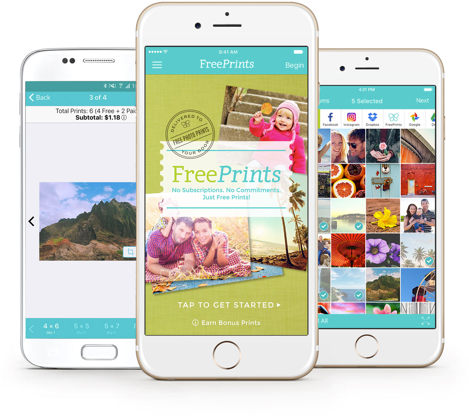 FreePrints for iPhone and Android