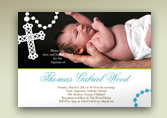 Photo Baptism Invitations