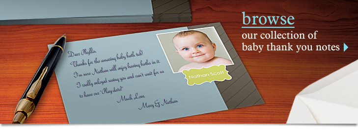 Baby Thank You Cards