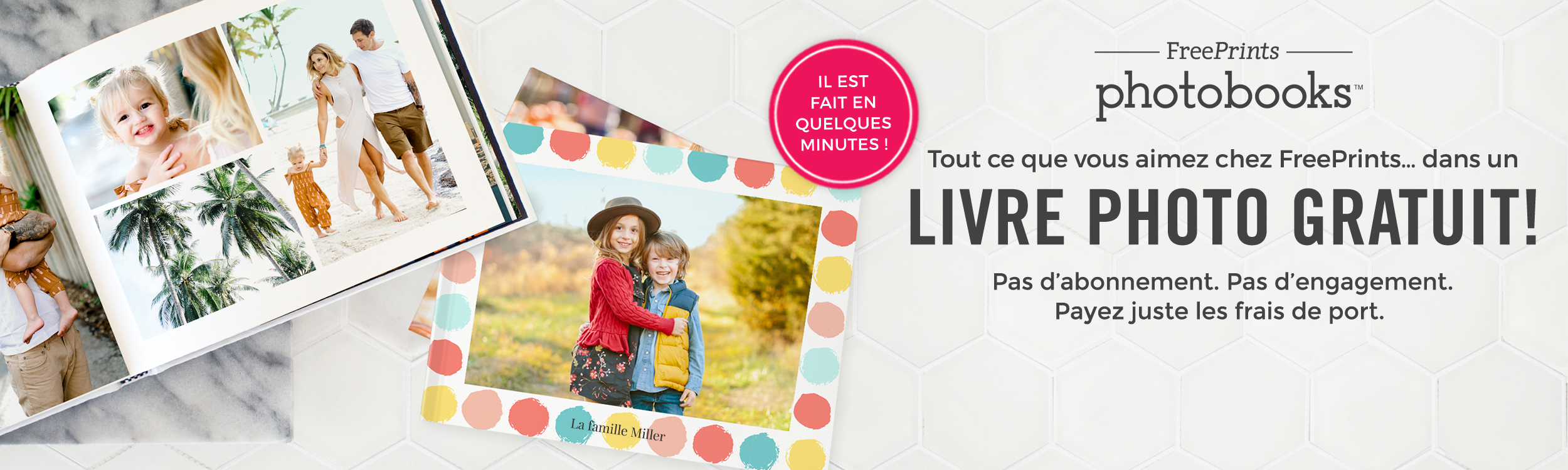 FreePrints application pour iPhone et Android