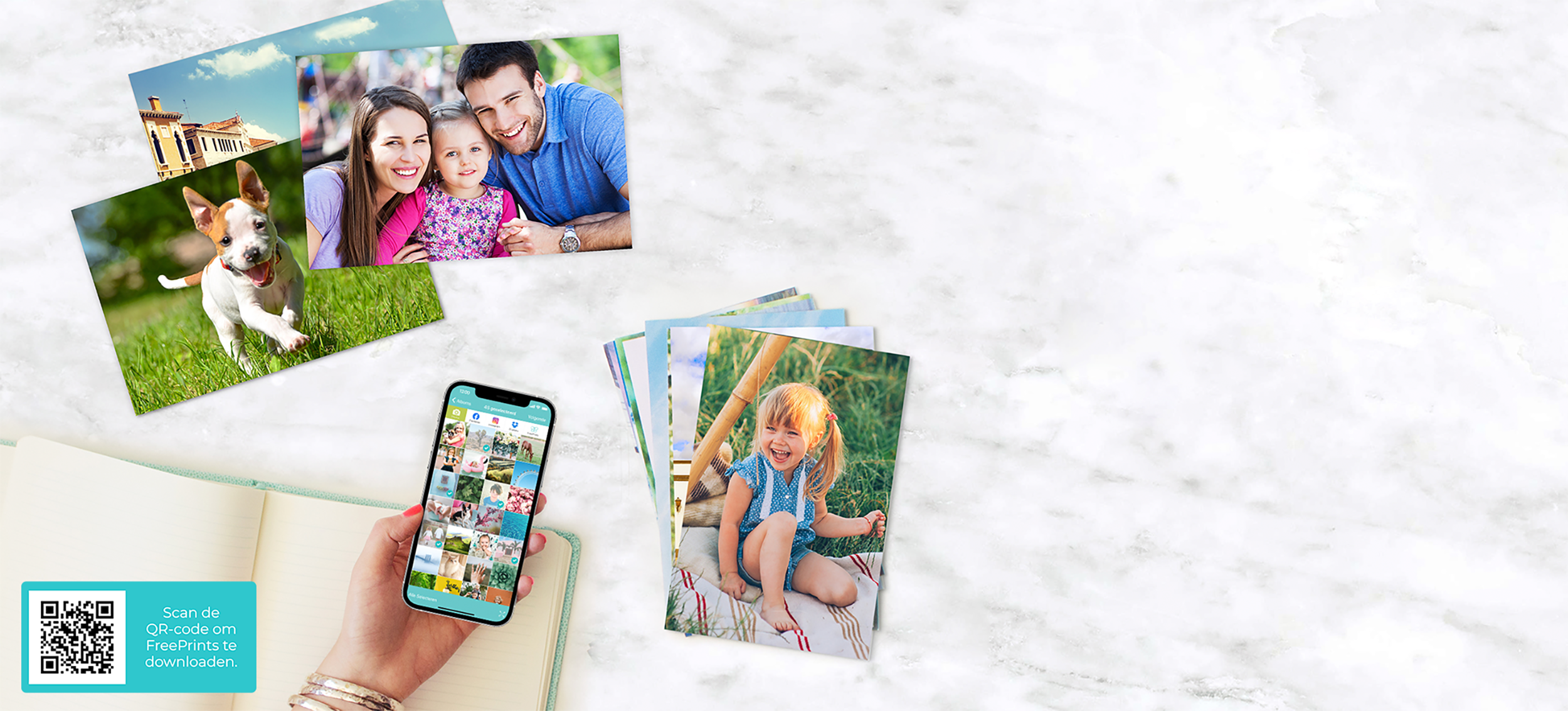 Ontvang gratis fotoafdrukken freeprints app app voor iphone en android